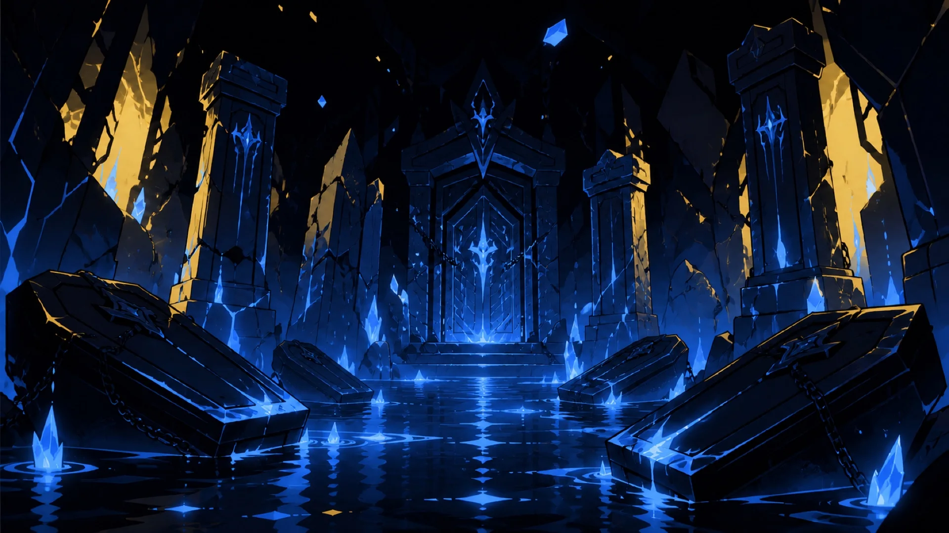 Promethean Giant's Hideout dungeon artwork
